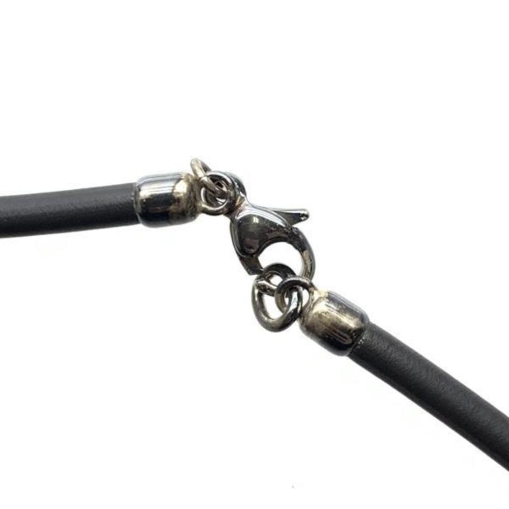 Tiffany Atlas Choker Necklace Black Silver